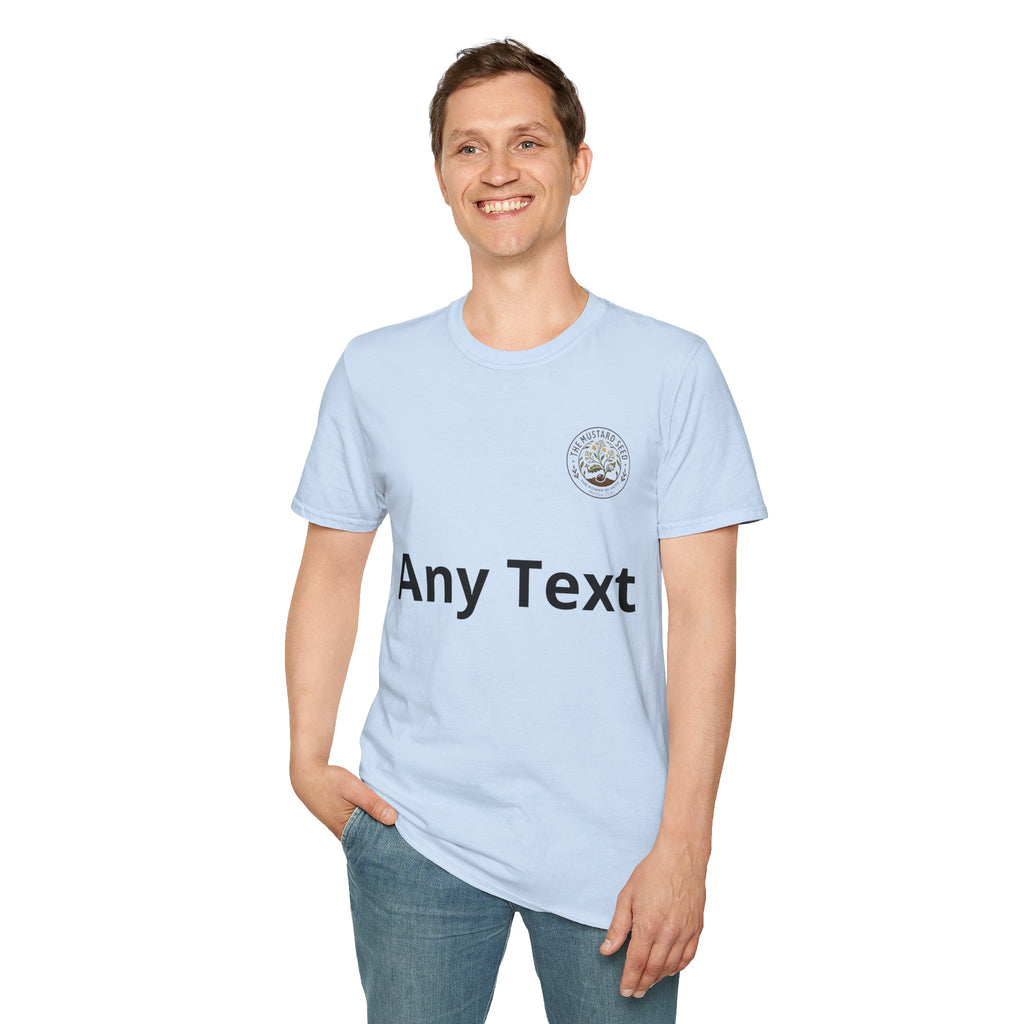 T-Shirt — Mustard Seed Faith Floral Logo Tee