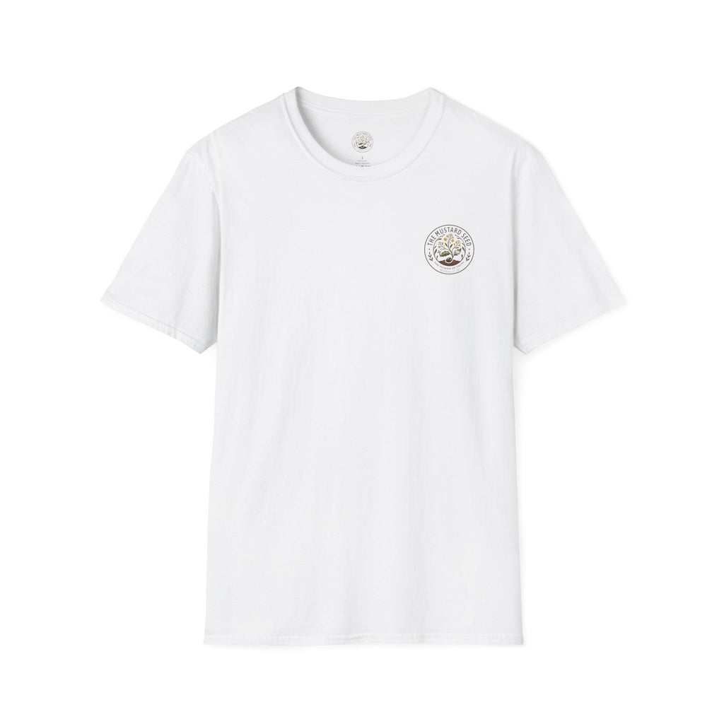 Minimal Coastal Tee displaying The Mustard Seed