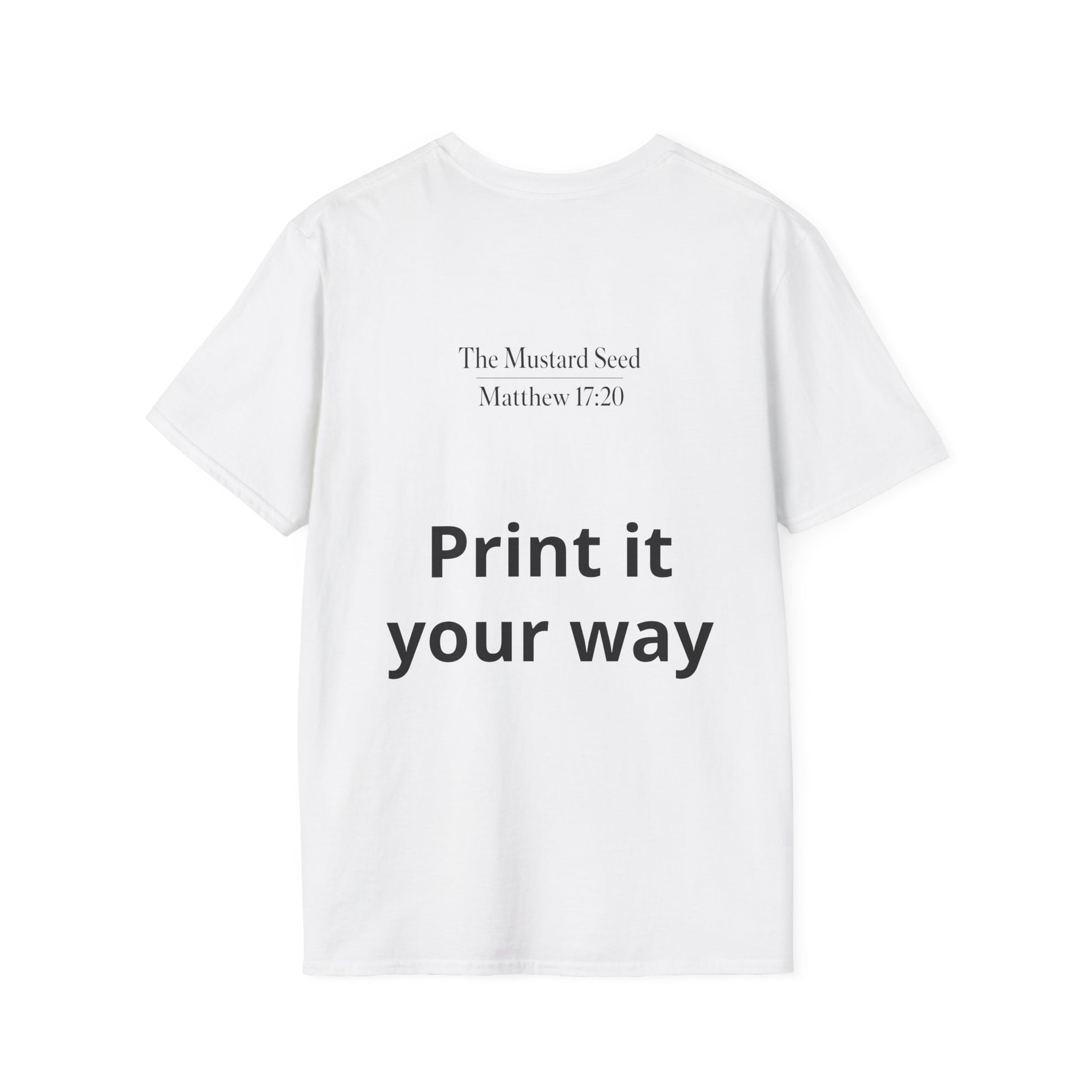 Personalized tee, create your own design