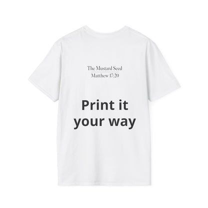 Personalized tee, create your own design