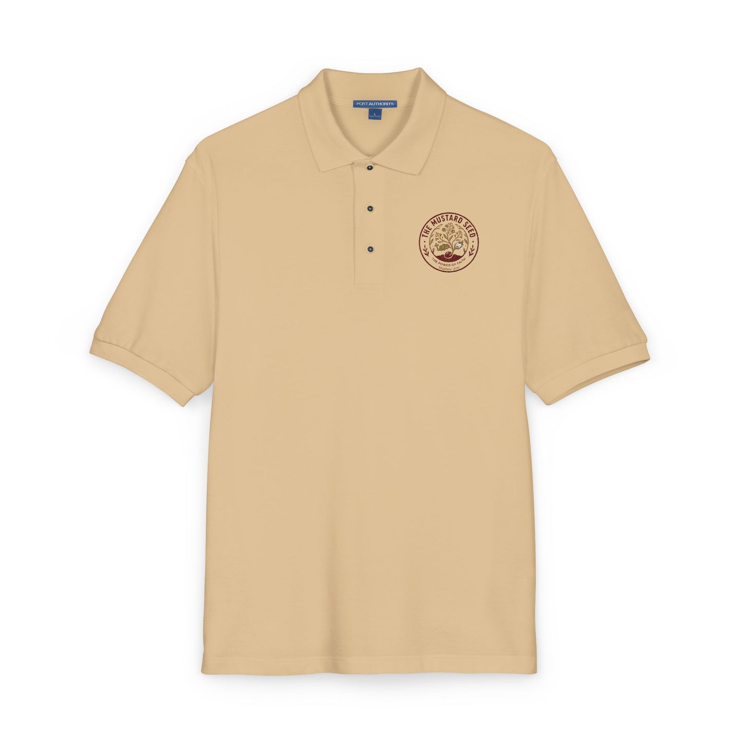 Classic embroidered polo shirt, Good Vibes Only