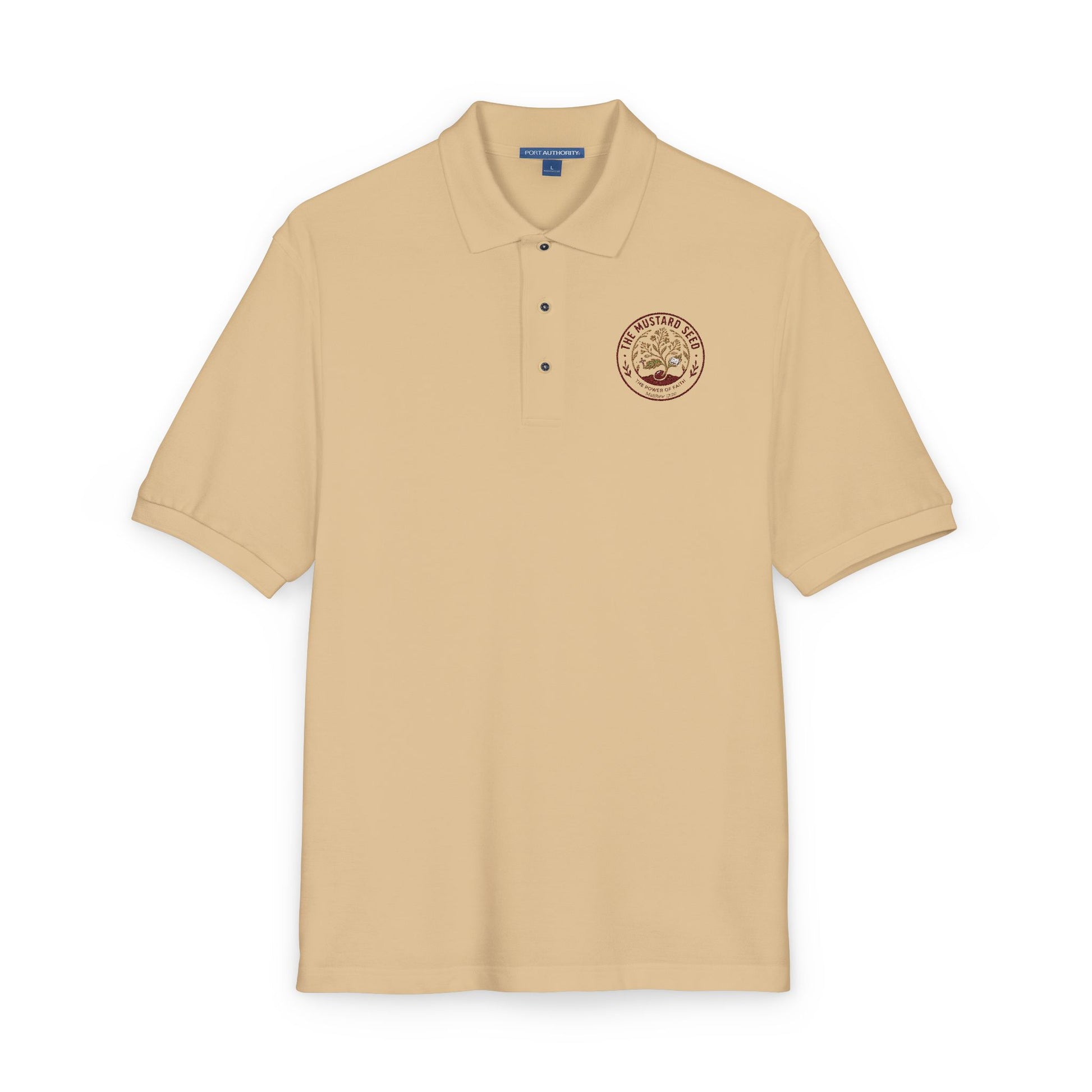 Classic embroidered polo shirt, Good Vibes Only