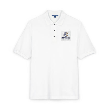 Embroidered Nautical Compass Polo — Classic Maritime Logo Shirt