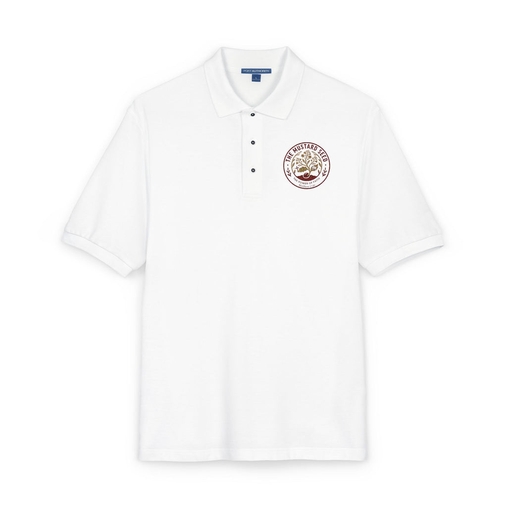 Embroidered 'Good Vibes Only' Polo Shirt — Classic Casual Logo Polo