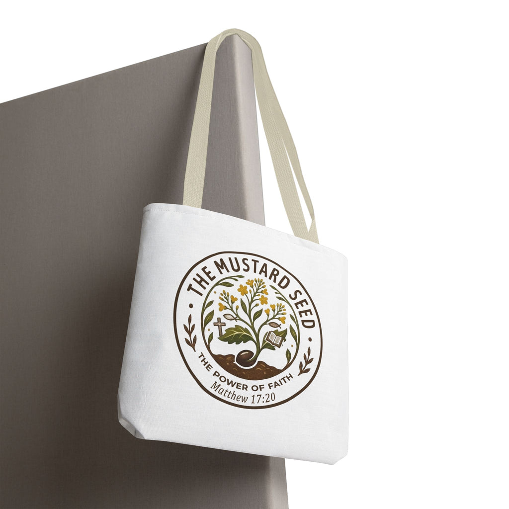 Tote Bag — "The Mustard Seed" Faith Tote Bag (Matthew 17:20)