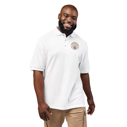 Good Vibes Only classic polo shirt, styling view