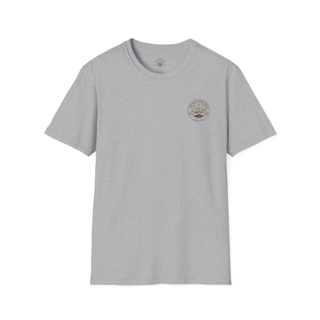 Minimal Coastal Tee displaying The Mustard Seed