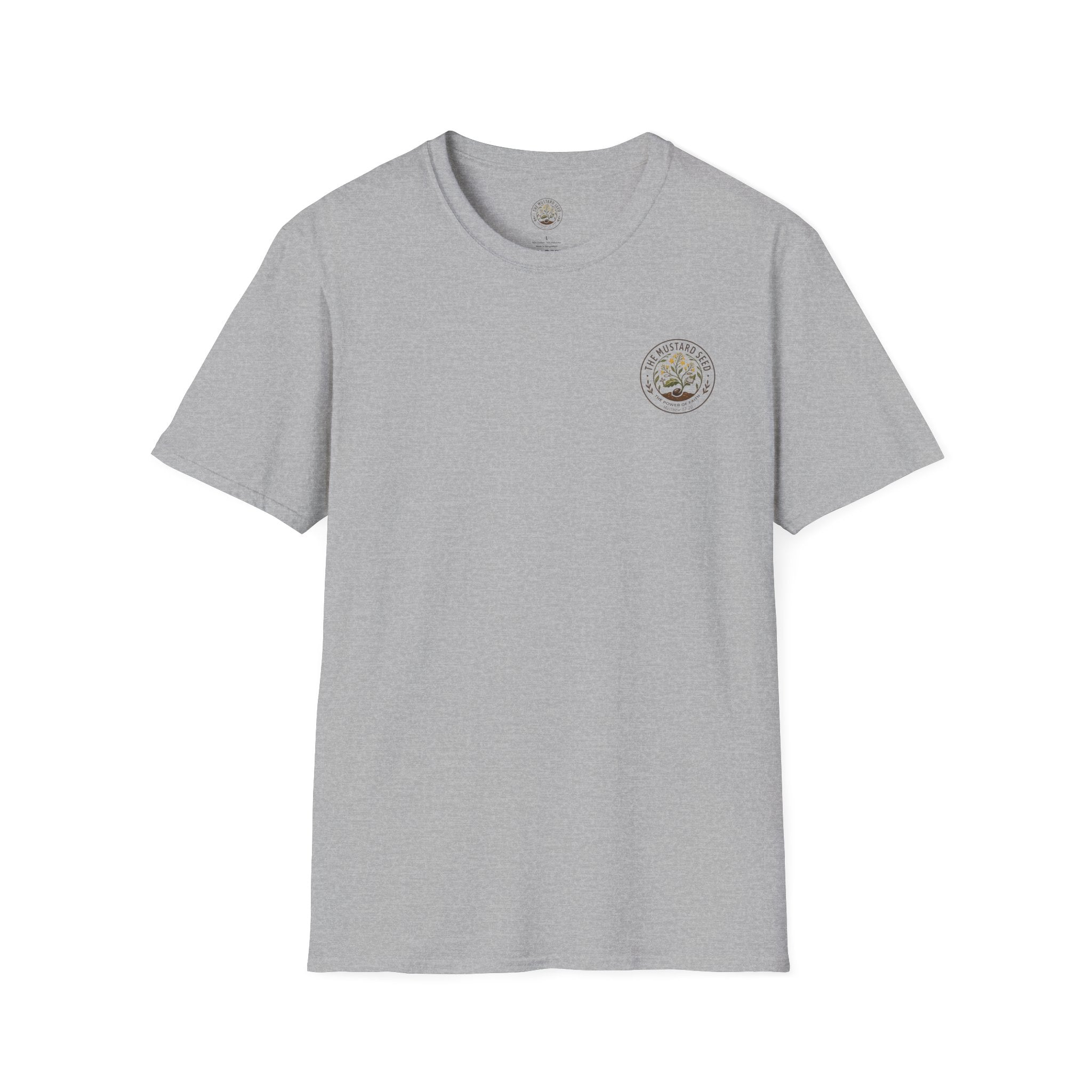 Minimal Coastal Tee displaying The Mustard Seed