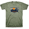 Kerusso When You Trust Gods Path The Highest Peaks are Reachable Heather Military Green Cotton Crew Neck T-Shirt Medium