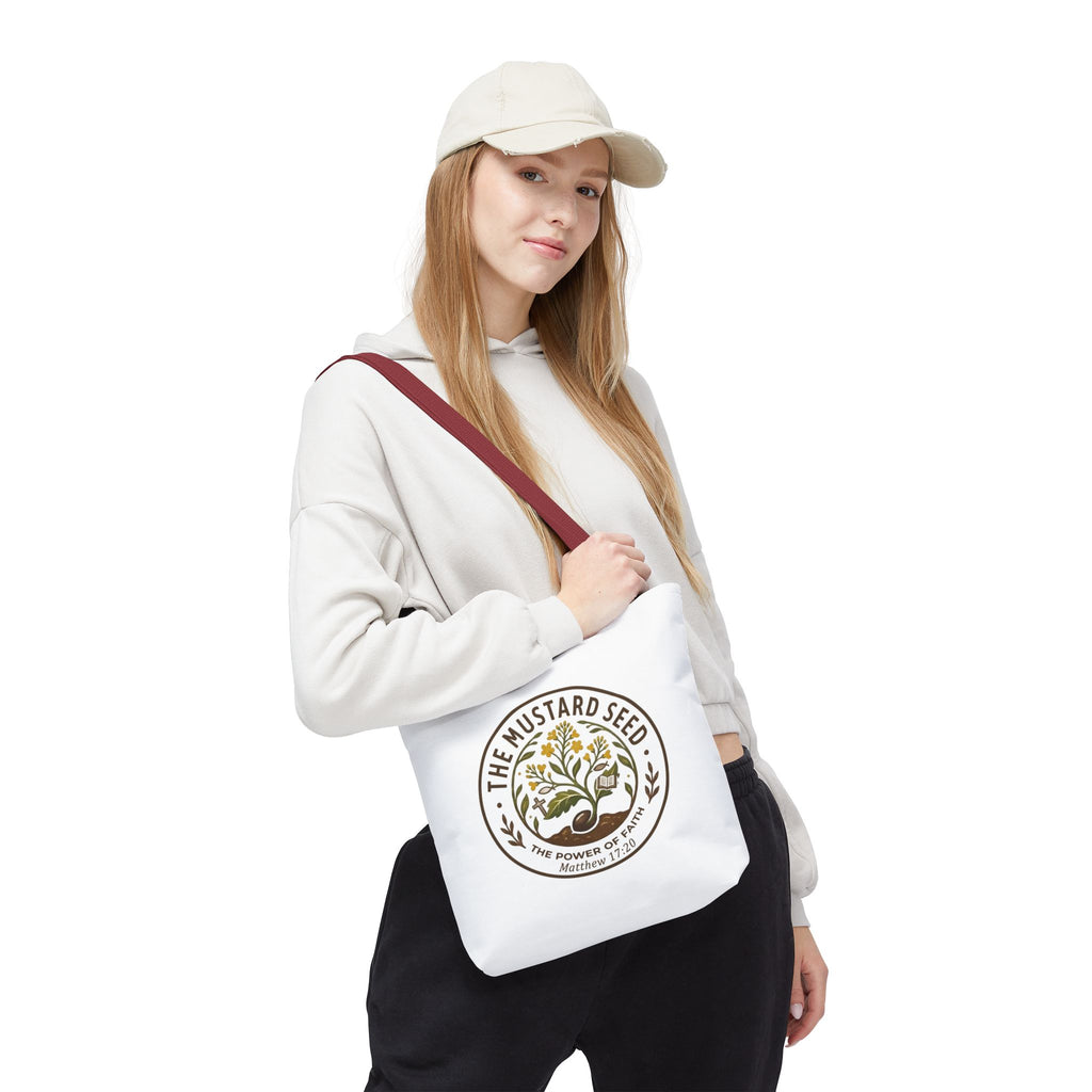 Tote Bag — "The Mustard Seed" Faith Tote Bag (Matthew 17:20)