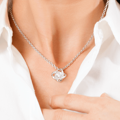To the Love of My Life: My Always, Now and Forever – Love Knot Necklace