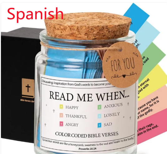 Bible Verses In A Jar Christian Gift