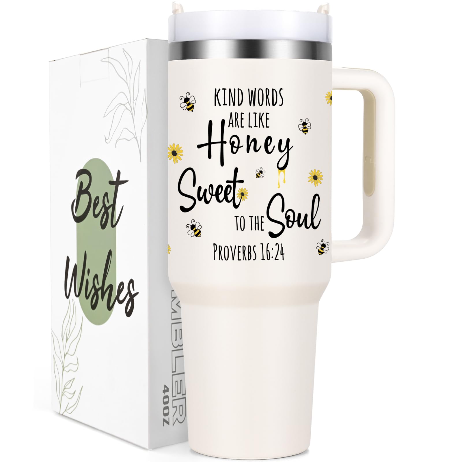 HoneySweet 40oz Christian Tumbler