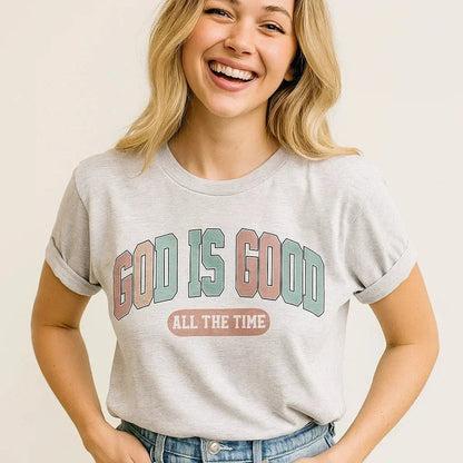 God is Good graphic t-shirt, Christian faith apparel