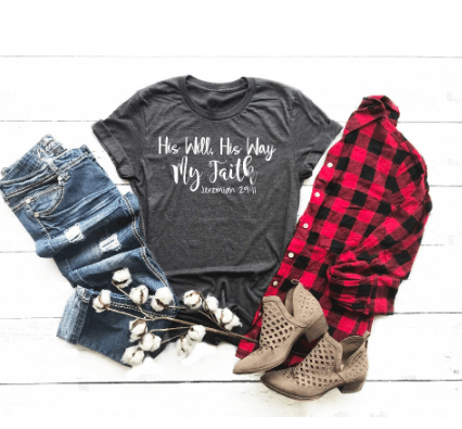 His Will His Way Faith Couple T-Shirt - Street Style - The Mustard SeedHis Will His Way Faith Couple T-Shirt - Street StylezendropThe Mustard Seed1775282392909570057His Will His Way Faith Couple T-Shirt - Street StyleClothing