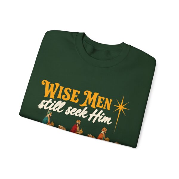 Wise Men Still Seek Him Retro Christian Christmas Sweatshirt