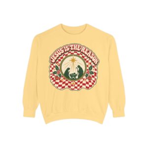 Jesus Is The Reason Retro Christmas Sweatshirt