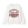 14588338713983397038_2048.jpeg Christmas Begins with Christ Vintage Varsity Christian Sweatshirt