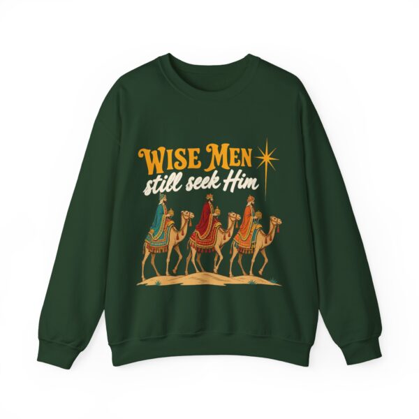 Wise Men Still Seek Him Retro Christian Christmas Sweatshirt