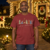 Unto Us a Child Is Born T-shirt lifestyle Unto Us a Child Is Born nativity Christian Christmas T-shirt lifestyle view
