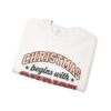 2459209196117703450_2048.jpeg Christmas Begins with Christ Vintage Varsity Christian Sweatshirt
