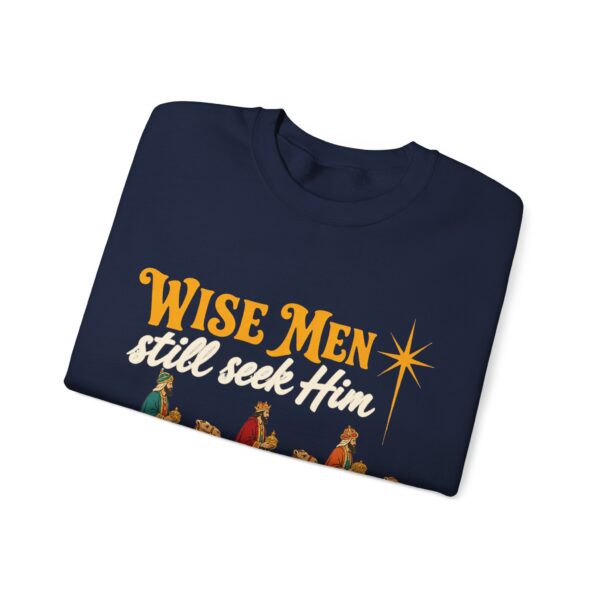 Wise Men Still Seek Him Retro Christian Christmas Sweatshirt