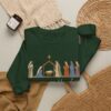 4891202873121103346_2048.jpeg Unto Us a Child Is Born Nativity Christian Christmas Sweatshirt