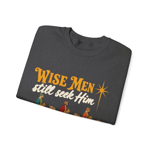 Wise Men Still Seek Him Retro Christian Christmas Sweatshirt