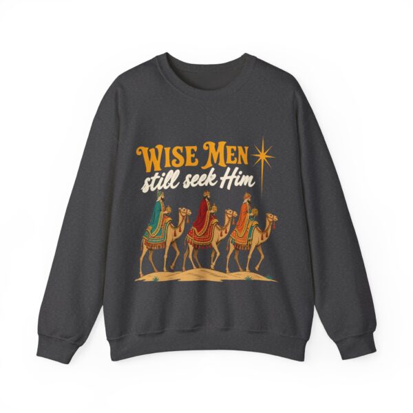Wise Men Still Seek Him Retro Christian Christmas Sweatshirt