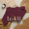 7736266613365518647_2048.jpeg Unto Us a Child Is Born Nativity Christian Christmas Sweatshirt