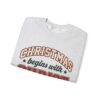 8018068193601191685_2048.jpeg Christmas Begins with Christ Vintage Varsity Christian Sweatshirt